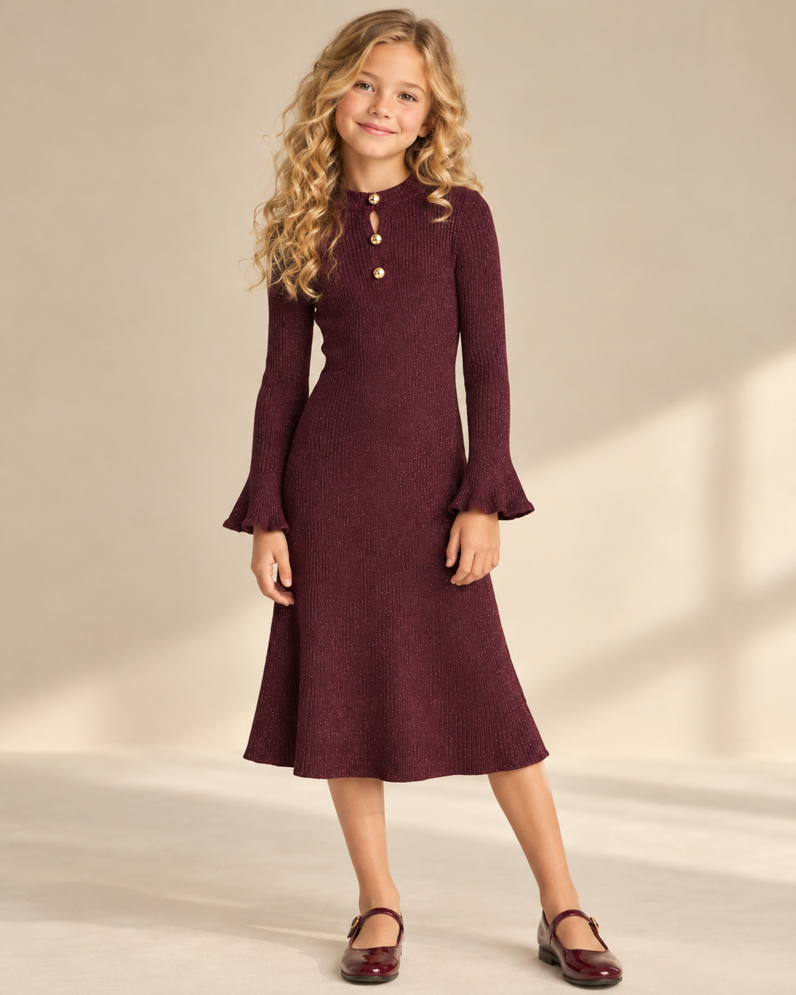 Burgundy Dress
