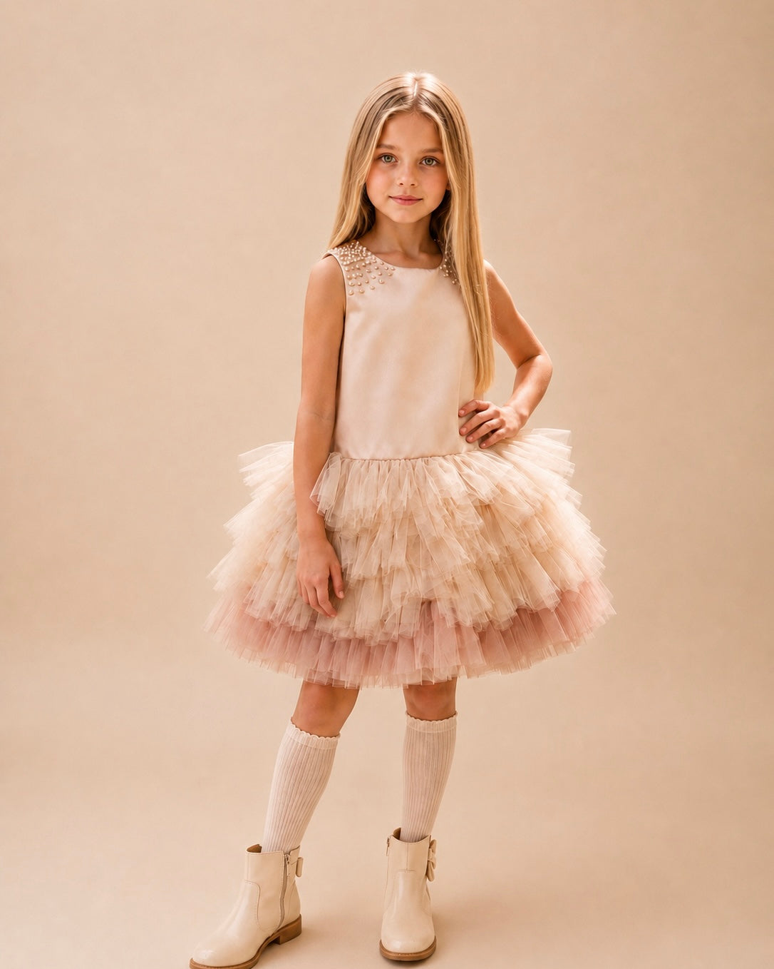 Champagne Tutu dress