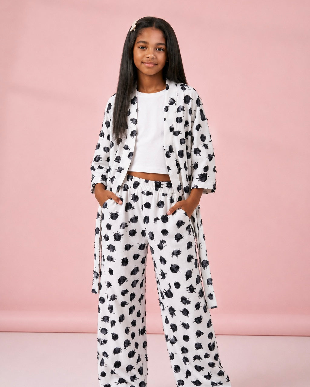 Polka dot Kimono