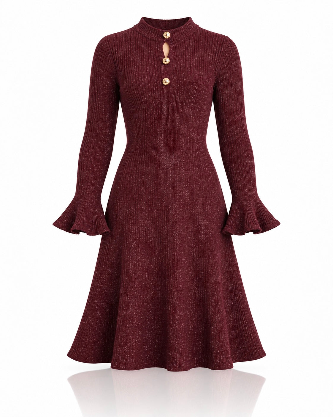 Burgundy Dress