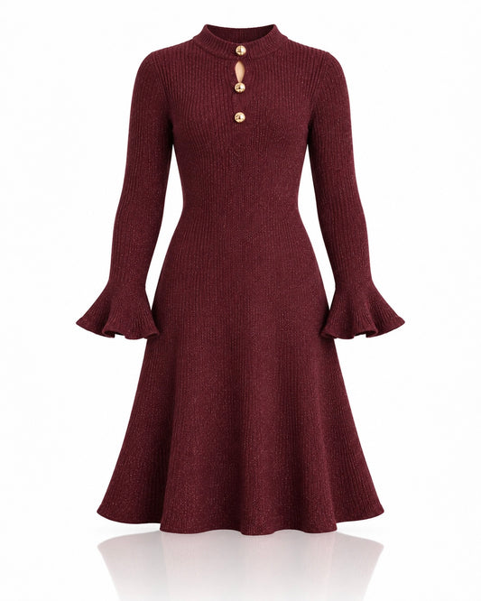 Burgundy Dress
