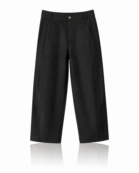 Ivy Wide-Leg Trousers black