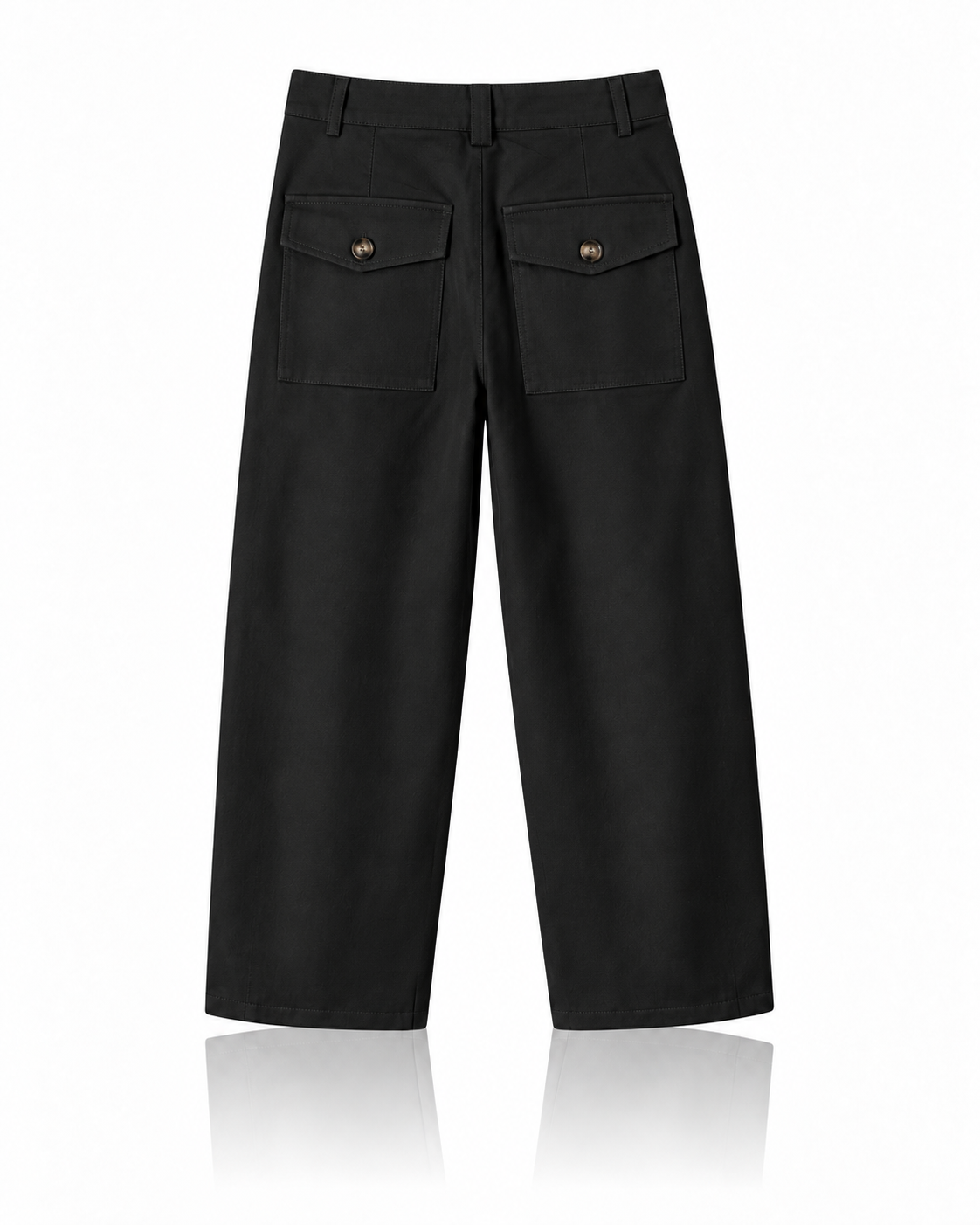 Ivy Wide-Leg Trousers black